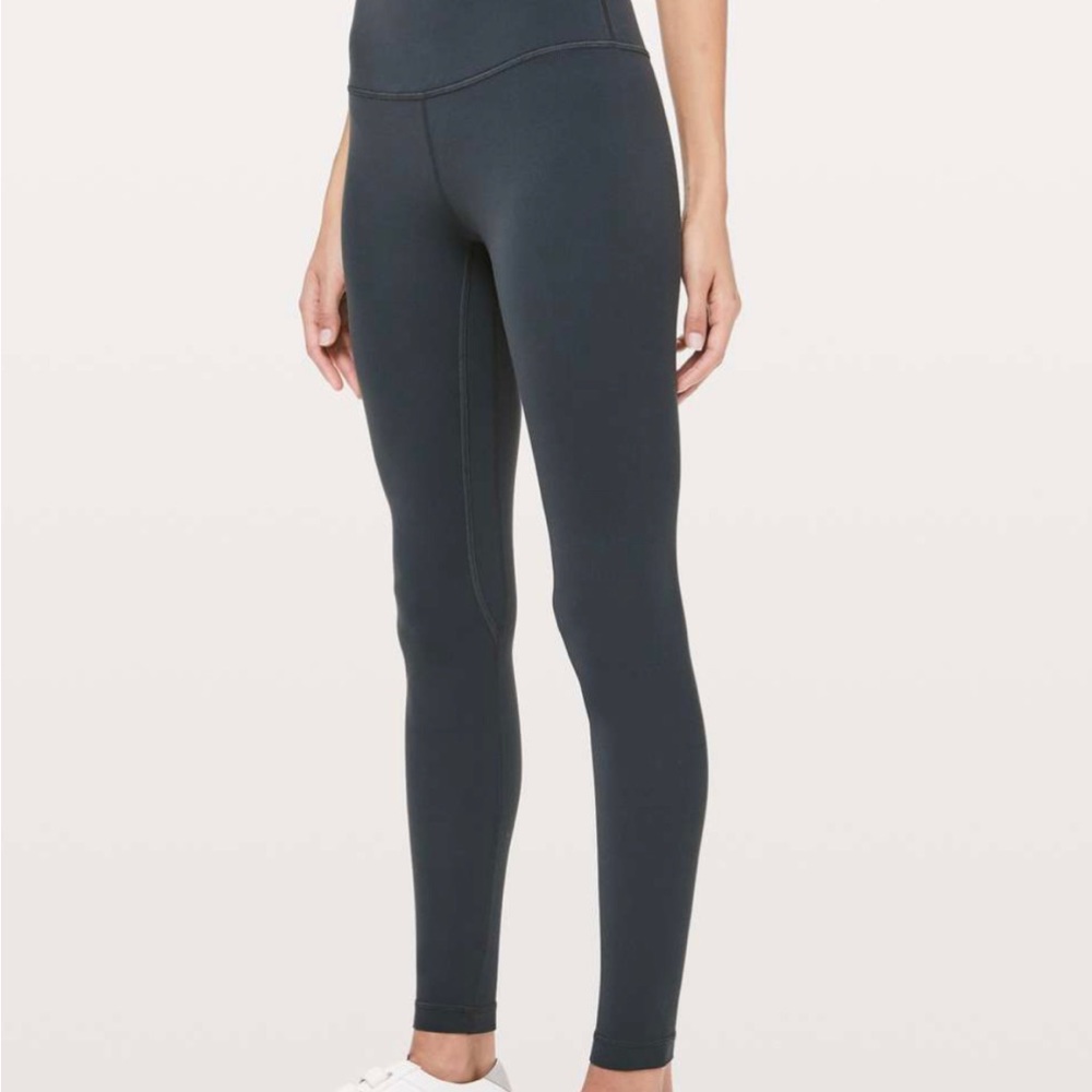 Lululemon Align pant 28” MELANITE gray leggings size 2 PERFECT!
